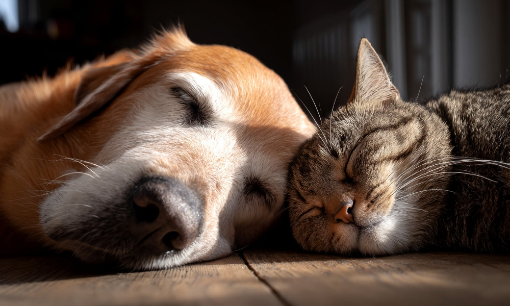 Lethargy is one of the food toxicity signs Lethargic dog and cat